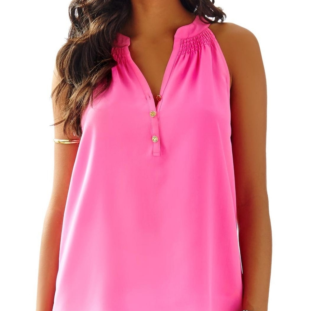 Lilly Pulitzer Pink Bailey Sleeveless Tank